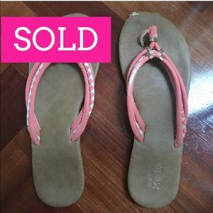 Coral Flip Flops